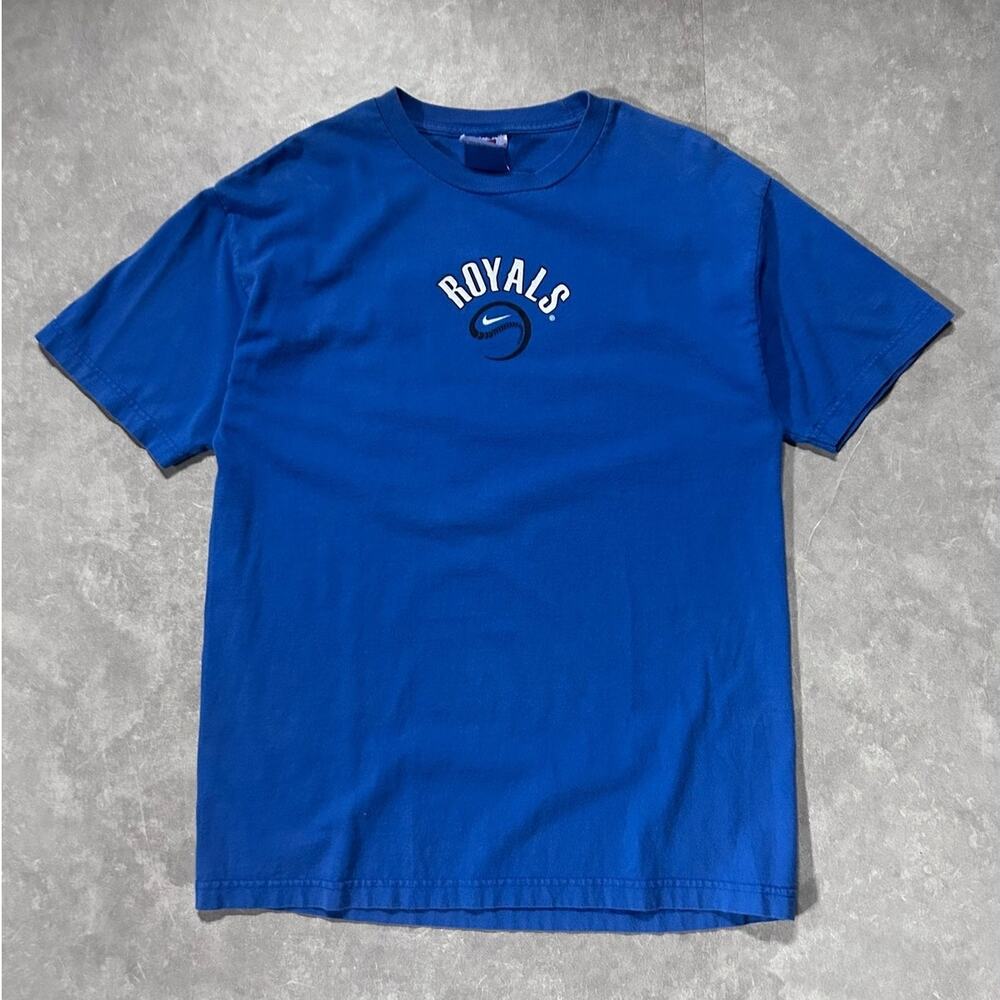 2000s Vintage Kansas City Royals Nike Blue T Shirt -M